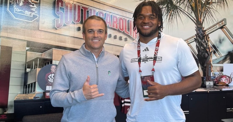 South Carolina OL target Darius Gray (Photo: Darius Gray | X)