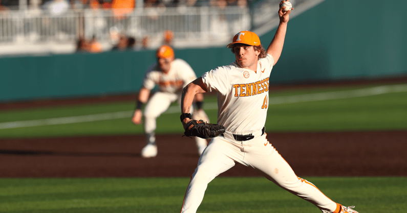 Tennessee pitcher Andrew Behnke. Credit: UT Athletics