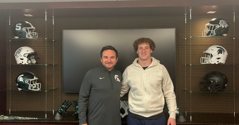 2026 LB Mason Marden on Michigan State visit