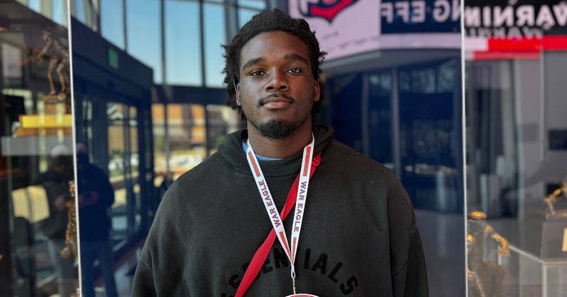 South Carolina DT target Seven Cloud (Photo: AuburnLive)