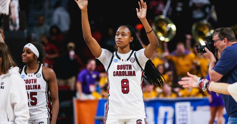 joyce-edwards_54401838618_o-South Carolina Gamecocks womens basketball vs Tennessee-Tech-Colonial-Life-Arena-Columbia-SC-March 21 2025-Credit Katie Dugan GamecockCentral