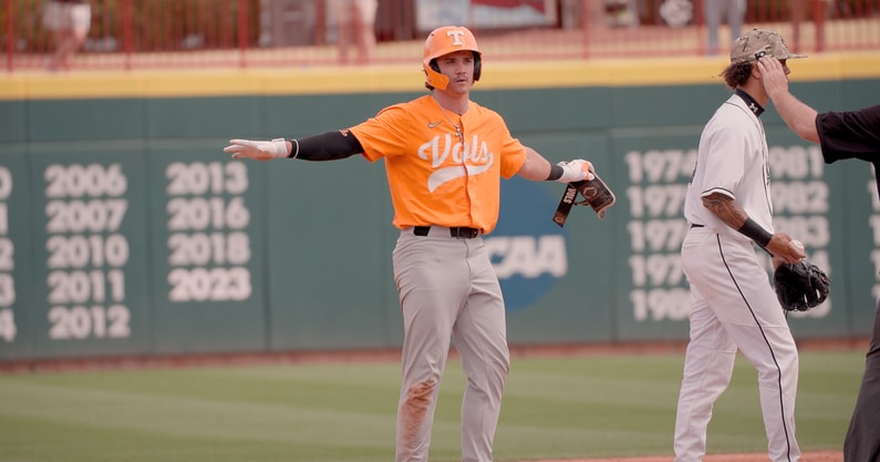 Reese Chapman. Credit: Tennessee Athletics/Caleb Griffin