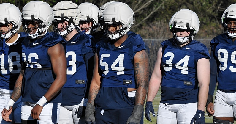 Xavier-Gilliam-Penn-State-Football-Practice