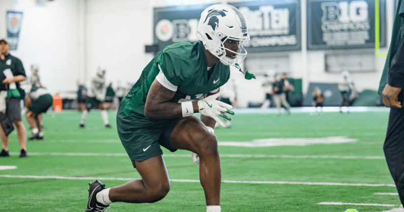 Michigan State sophomore wide receiver Nick Marsh (photo by Dane Robison for SpartanMag.com).