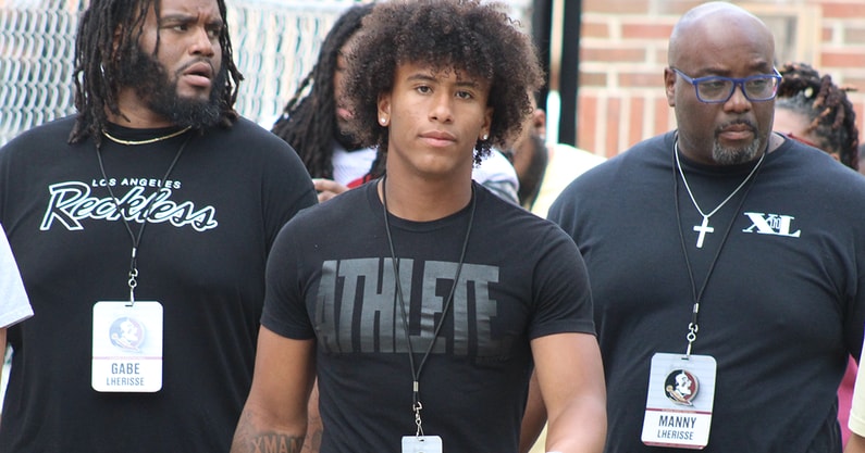 Four-Star DB Xavier Lherisse at Florida State (Matt LaSerre/Warchant)