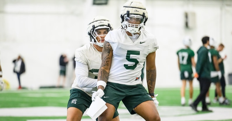 Michigan State linebacker Jordan Hall (photo by Dane Robison for SpartanMag.com).