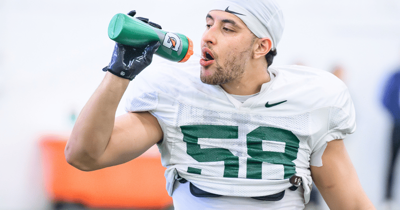 Michigan State LB Aisea Moa (photo via Dane Robinson)