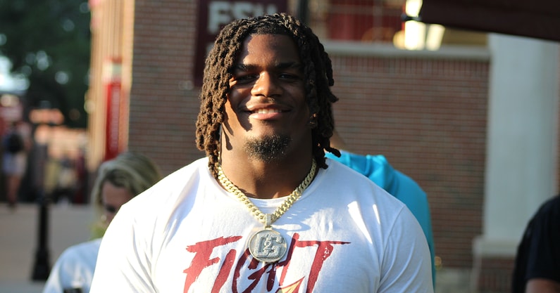 Top defensive linemen Deuce Geralds at Florida State (Matt LaSerre:Warchant)