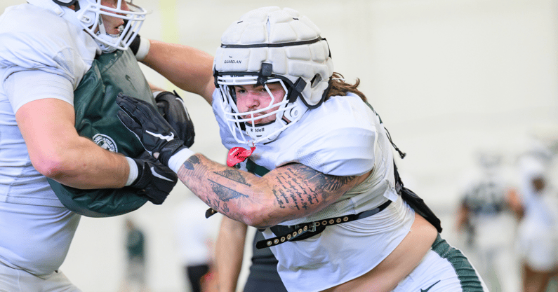 Michigan State defensive tackle Grady Kelly (photo by Dane Robison for SpartanMag.com).