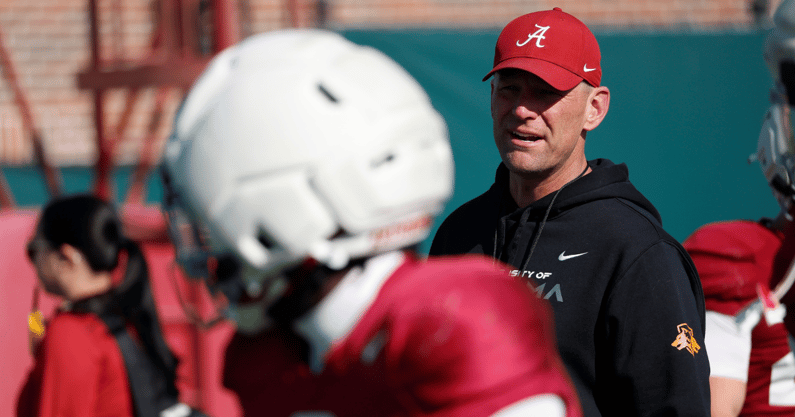 Alabama coach Kalen DeBoer