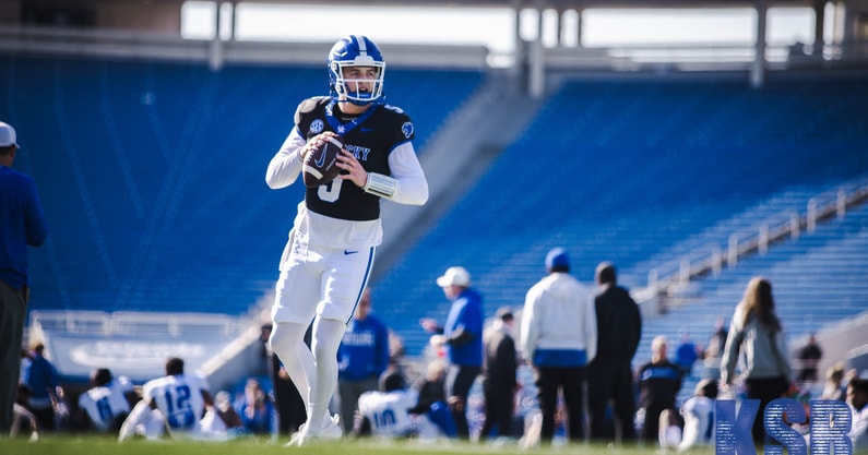Kentucky QB Zach Calzada, via Aaron Perkins KSR