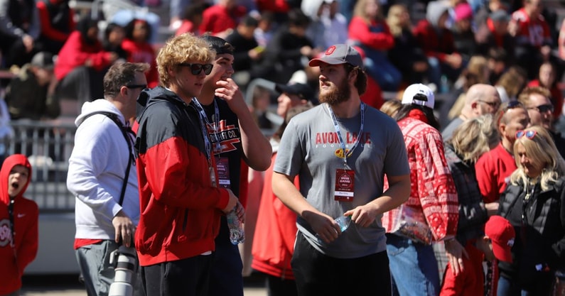 Max Riley and Corbyn Fordham by Mick Walker -- Lettermen Row --