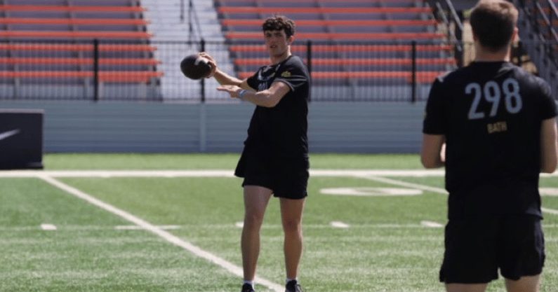 2025 Michigan State QB commit Kayd Coffman (photo via Mick Walker)