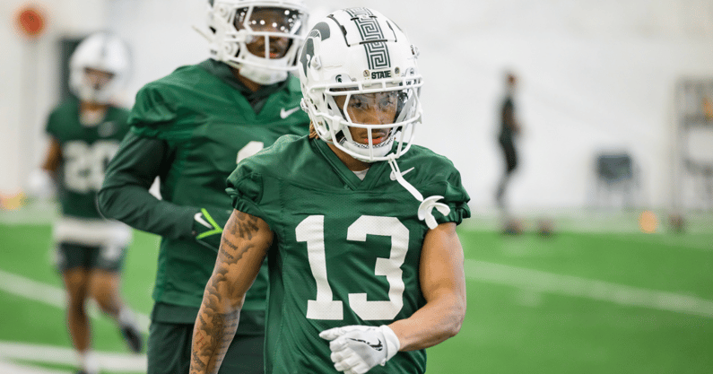 Michigan State wide receiver Chrishon McCray (photo by Dane Robison for SpartanMag.com).