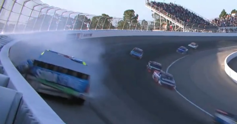 Ty Majeski Rockingham red flag NASCAR