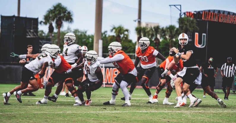 Miami spring practice