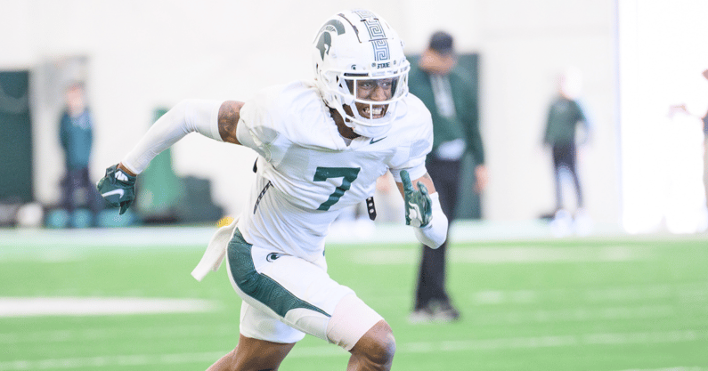 Michigan State cornerback Joshua Eaton (photo by Dane Robison for SpartanMag.com).