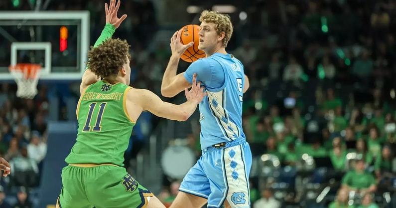 The Hawkeyes are one of the finalists for UNC guard Cade Tyson. (Photo by Maggie Hobson/UNC Athletics)