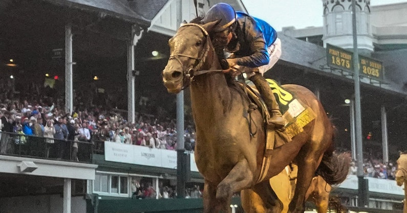 Sovereignty wins the 2025 Kentucky Derby