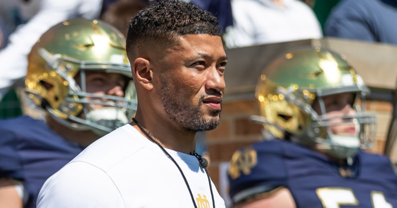 Notre Dame HC Marcus Freeman