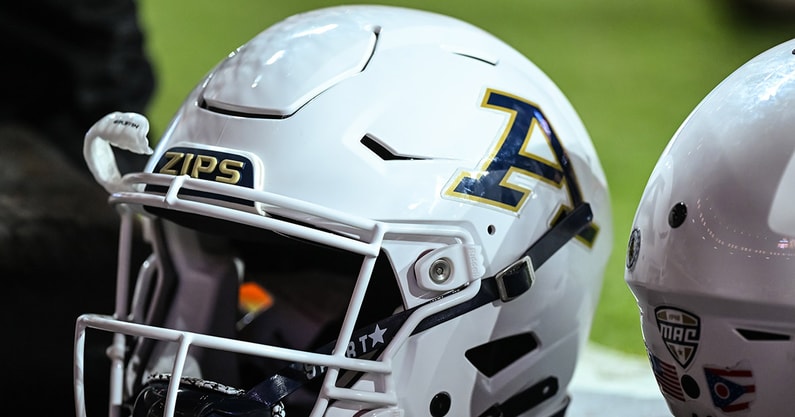 Akron Zips football helmet