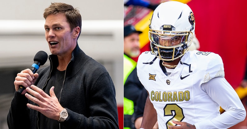 Legendary QB Tom Brady and Cleveland Browns QB Shedeur Sanders