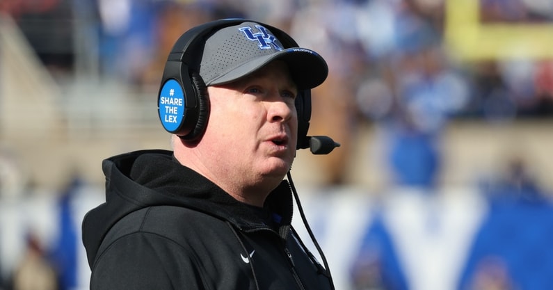 Kentucky head coach Mark Stoops during the loss to Louisville - Dr. Michael Huang, Kentucky Sports Radio