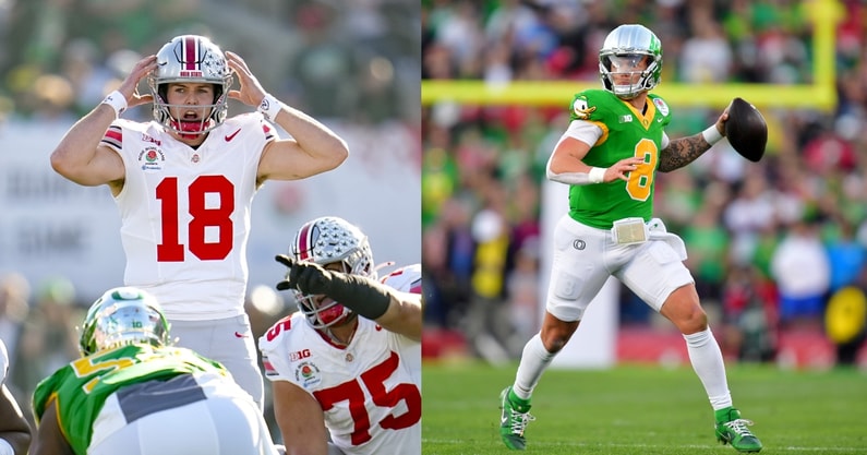 Will Howard, Ohio State. Dillon Gabriel, Oregon
