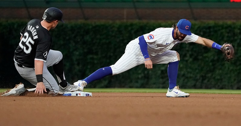 Chicago Cubs SS Dansby Swanson and Chicago White Sox 1B Andrew Vaughn