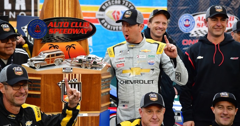 Kyle Busch trophy NASCAR