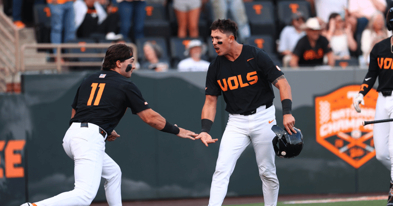 Hunter Ensley and Andrew Fischer. Credit: UT Athletics
