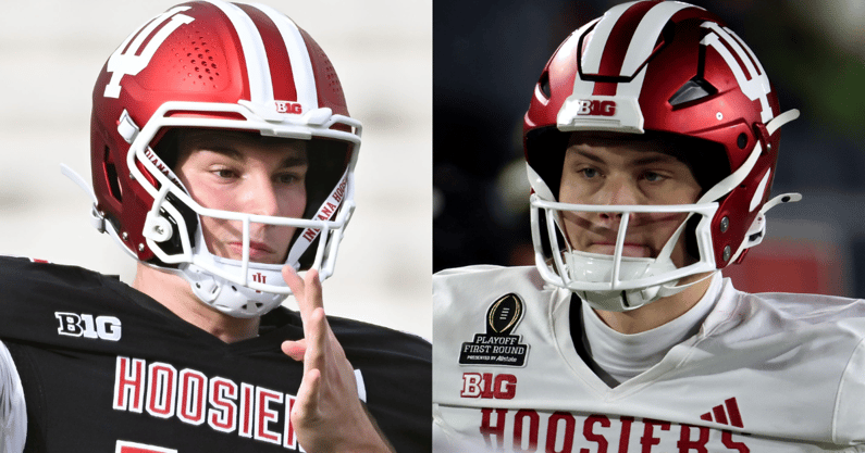 Indiana QBs Fernando Mendoza, Kurtis Rourke