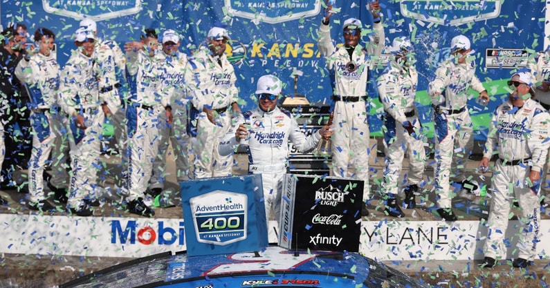 Kyle Larson NASCAR Kansas