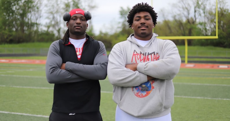 Cincere Johnson and Jamir Perez by Mick Walker -- Lettermen Row --