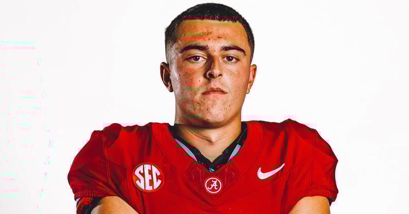 Alabama punter Alex Asparuhov