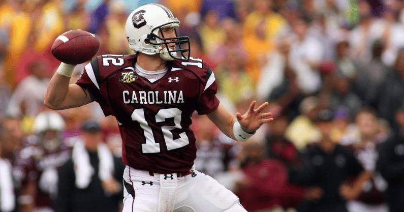 Former South Carolina quarterback Blake Mitchell. Photo credit: John David Mercer-Imagn Images Copyright © 2007 John David Mercer