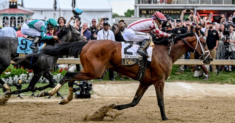 Journalism wins a remarkable Preakness Stakes, via Tommy Gilligan-Imagn Images