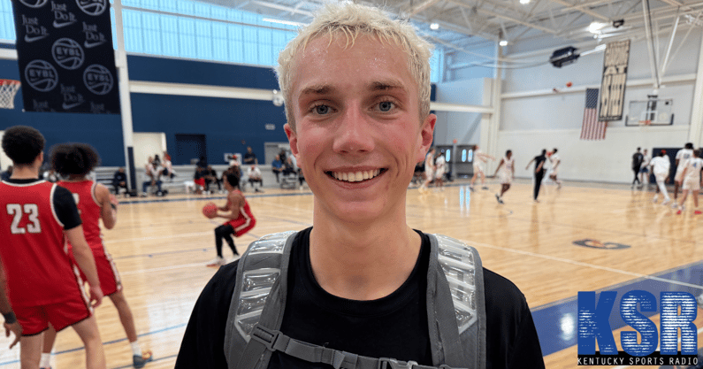 Dean Rueckert at EYBL (Photo via Jack Pilgrim, KSR)