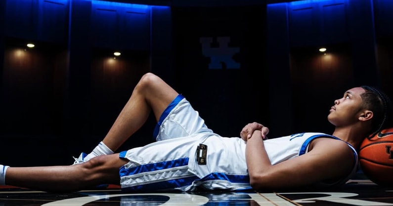 Jaland Lowe prepares for debut season at Kentucky (Photo via UK Athletics)