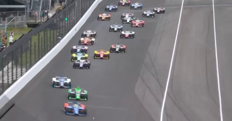 Kyle Larson Indy 500 wreck