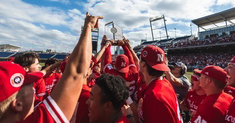 Nebraska basseball trophy pic