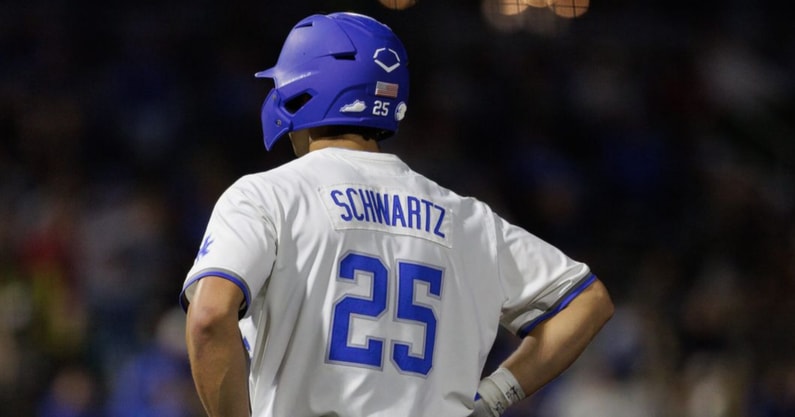 Kentucky baseball's Ryan Schwartz vs. Louisville, via Crawford Ifland, Kentucky Sports Radio