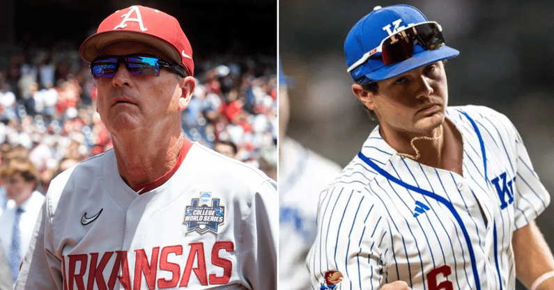 Dave-Van-Horn-shares-feelings-facing-Michael-Brooks-other-former-Arkansas-players-vs-Kansas-2