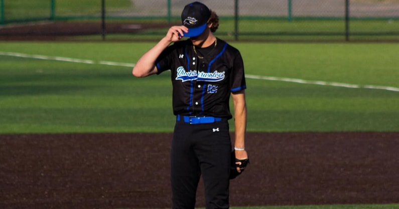 Tennessee baseball commit Matt Bar. Credit (Matt Barr Instagram)