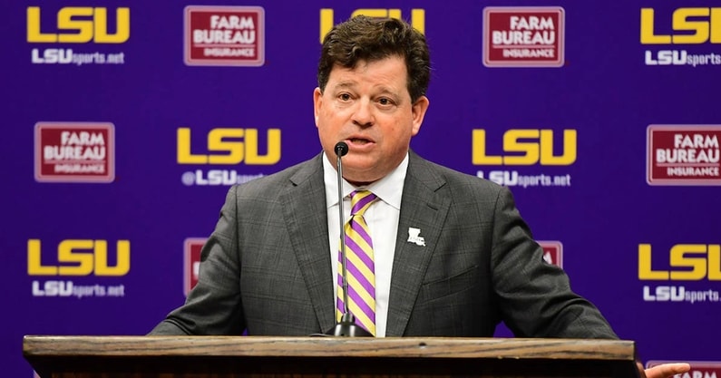 LSU AD Scott Woodward has 'grave concern' on future of college sports