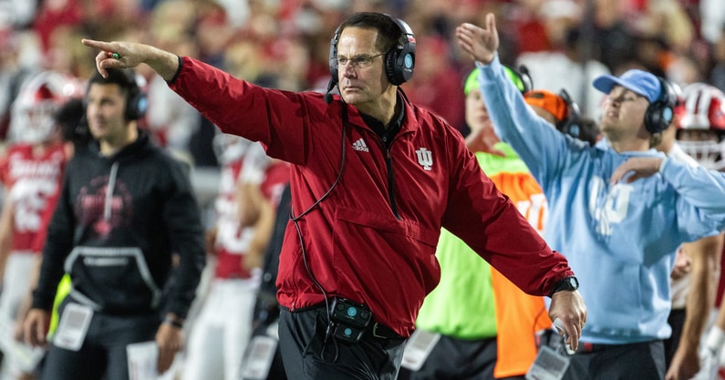 NCAA Football: Michigan at Indiana