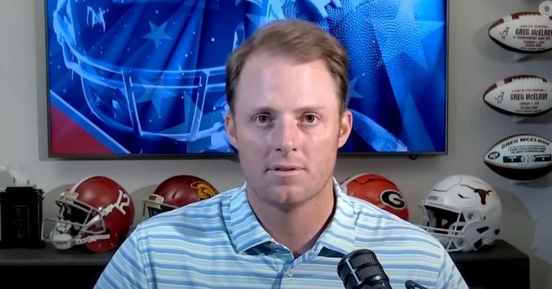 Greg McElroy calls for significant change to Week 1 of college football schedule