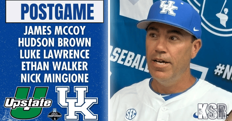 WATCH: Nick Mingione, Kentucky players talk win over USC Upstate + KSR's Rapid Reaction