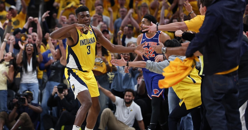 NBA: Playoffs-New York Knicks at Indiana Pacers