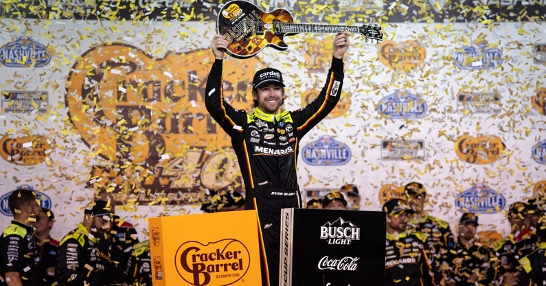 Ryan Blaney NASCAR Nashville win